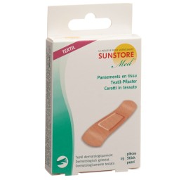 SUN STORE MED pansements tissu 15 pce