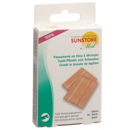 SUN STORE MED pansements tissu découper 10 pce