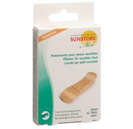 SUN STORE MED pansements peaux sensibles 15 pce