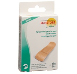 SUN STORE MED pansements sport 15 pce