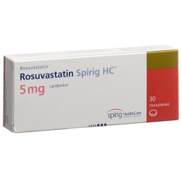 ROSUVASTATINE Spirig HC cpr pell 5 mg 30 pce