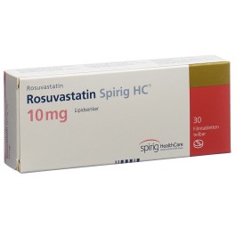 ROSUVASTATINE Spirig HC cpr pell 10 mg 30 pce
