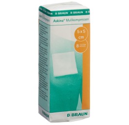 ASKINA Compresse gaze 5cmx5cm 100 pce