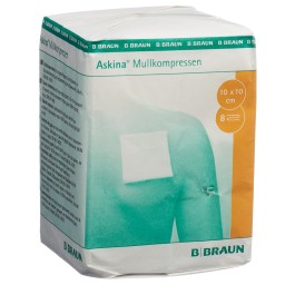 ASKINA Compresse gaze 10cmx10cm 100 pce