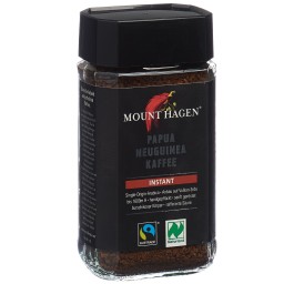 MOUNT HAGEN café instantané bio fairtrade 100 g