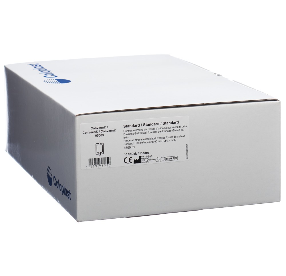 CONVEEN poche nuit 1500ml 90cm ant ref sté 10 pce CONVEEN poche nuit 1500ml 90cm ant ref sté 10 pce