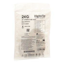 HIGH FLO set perf quadru 24G 12mm/60cm 90°