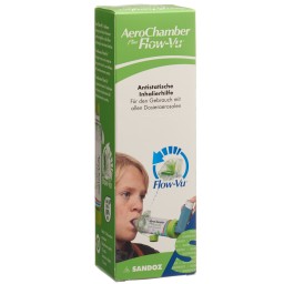 AEROCHAMBER PLUS Flow-Vu s masque (5+ans) vert