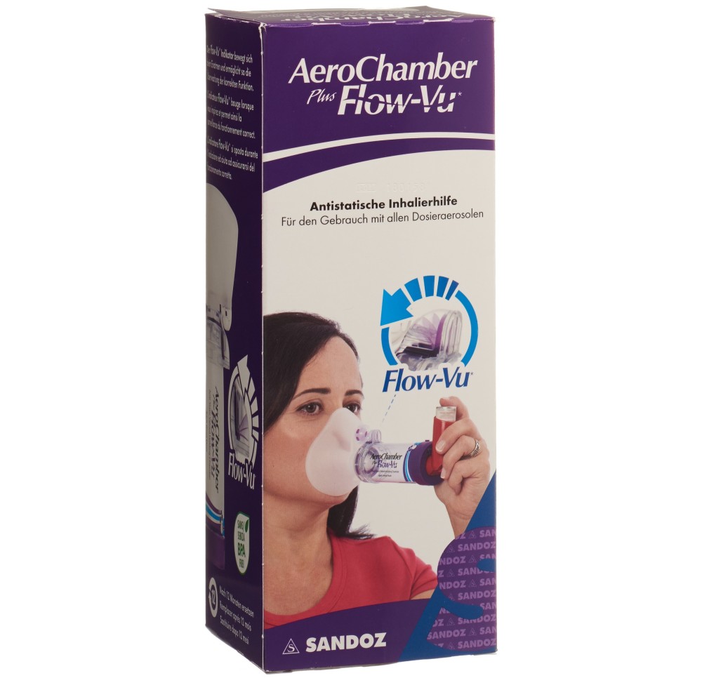 AEROCHAMBER PLUS Flow-Vu petit masque violet