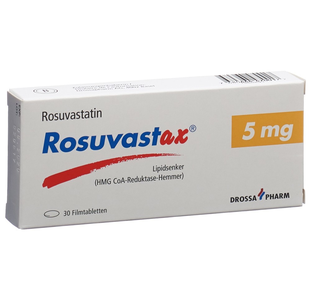 ROSUVASTAX cpr pell 5 mg 30 pce ROSUVASTAX cpr pell 5 mg 30 pce