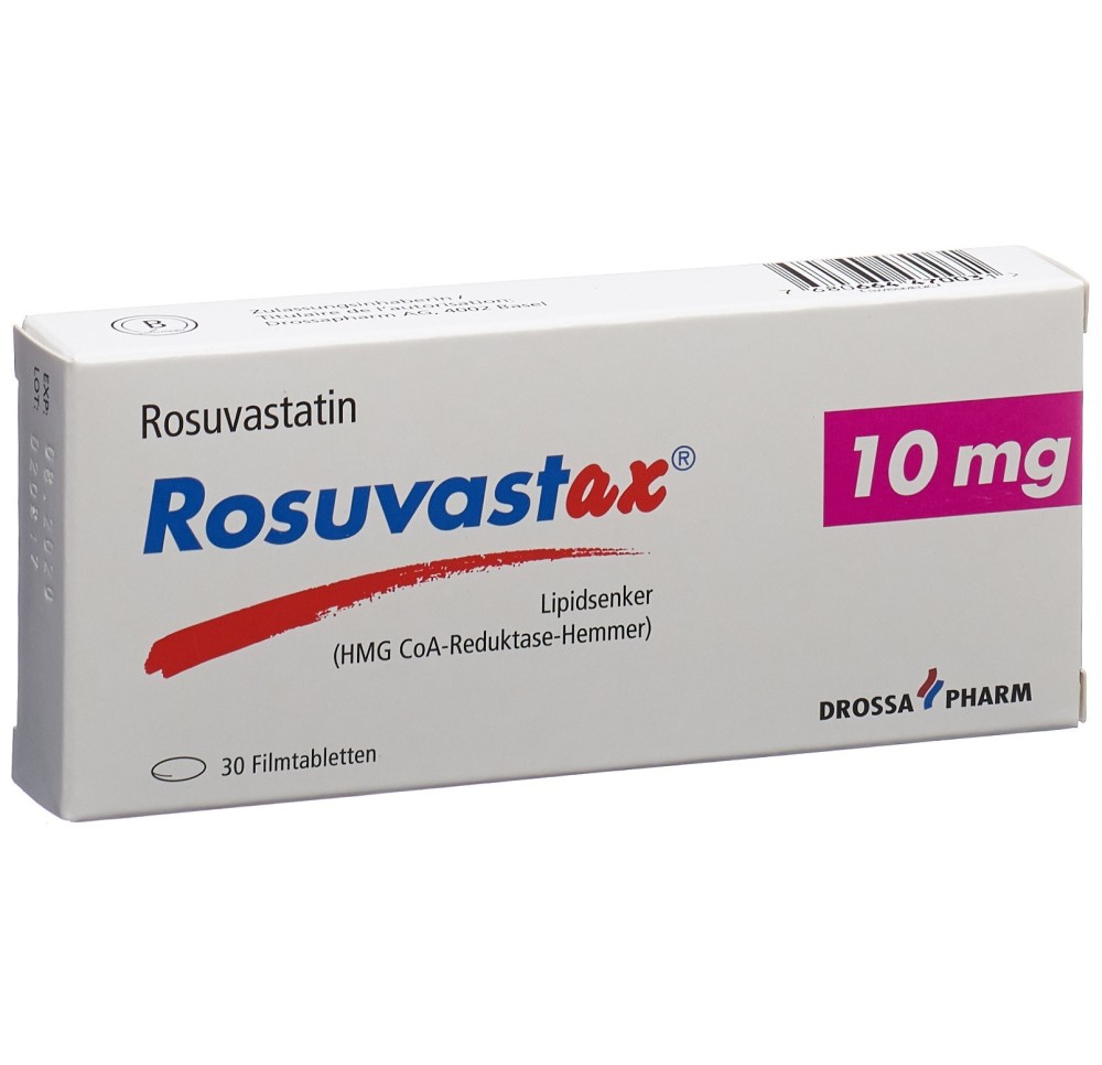 ROSUVASTAX cpr pell 10 mg 30 pce ROSUVASTAX cpr pell 10 mg 30 pce
