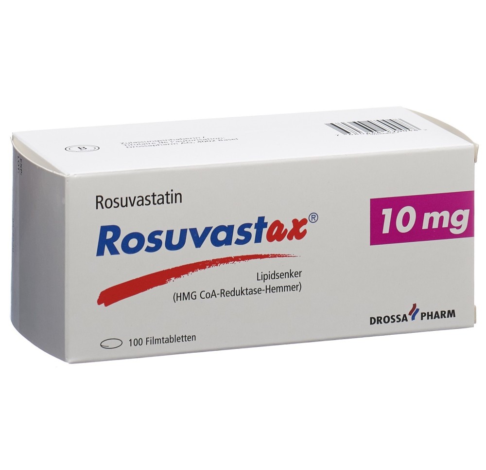 ROSUVASTAX cpr pell 10 mg 100 pce ROSUVASTAX cpr pell 10 mg 100 pce