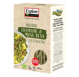EXPLORE CUISINE fettuccine edamame&mungo bio 200 g