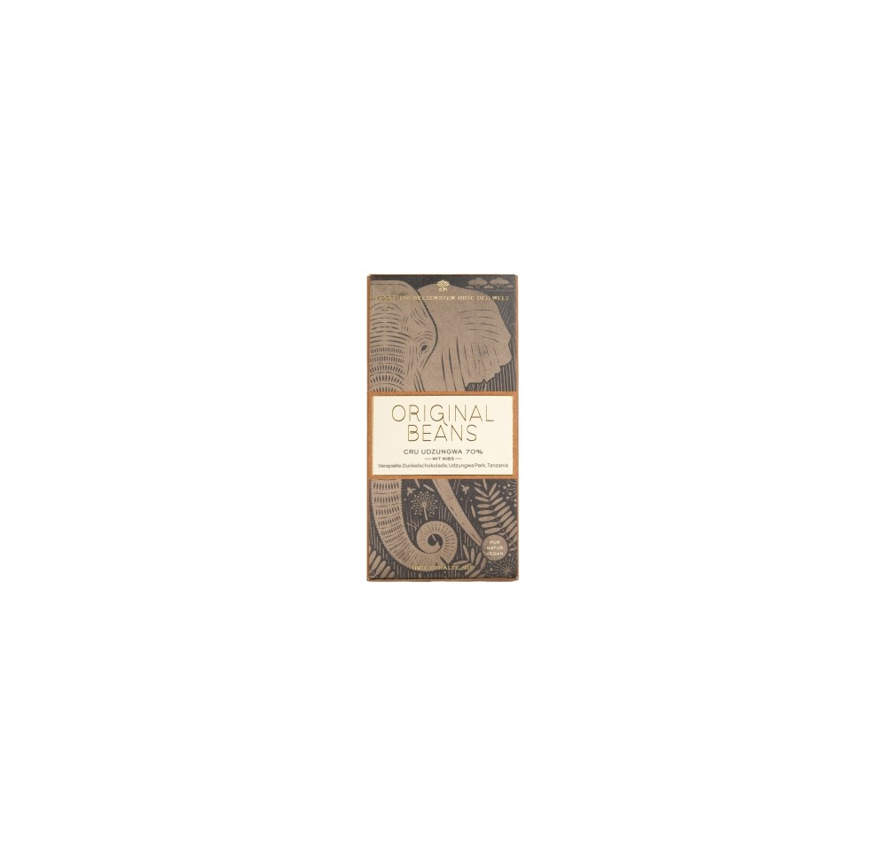 ORIGINAL BEANS Cru Udzungwa chocolat noir bio 70 g