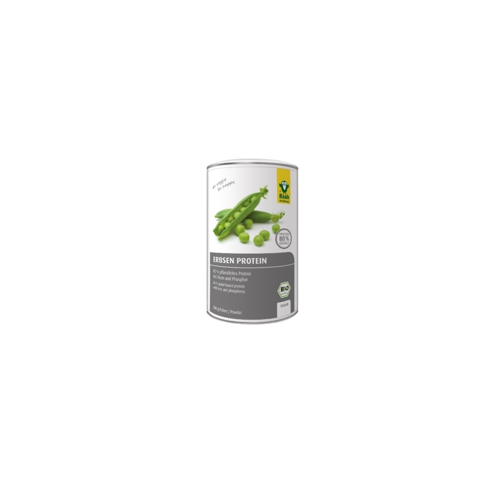 RAAB Protéine de petits pois pdr bio bte 75 g