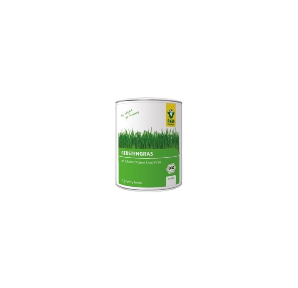 RAAB Herbe d'orge pdr bio bte 75 g