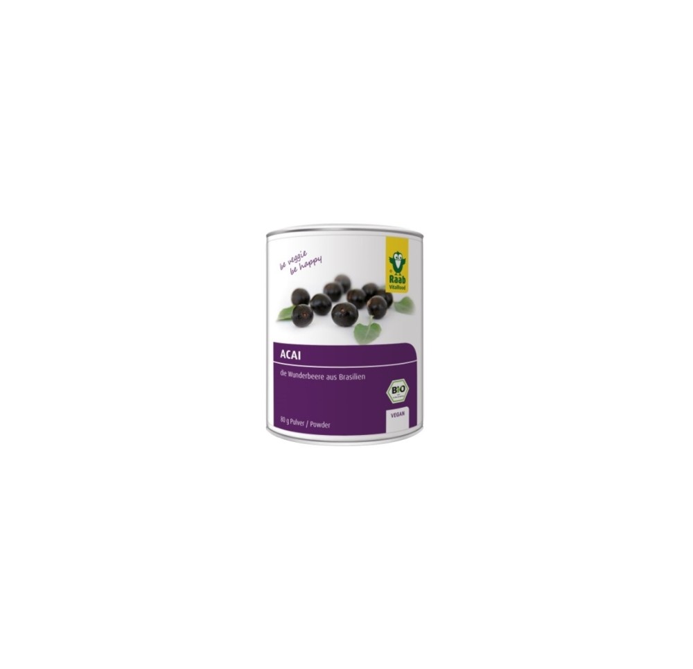 RAAB Açai pdr bio bte 80 g