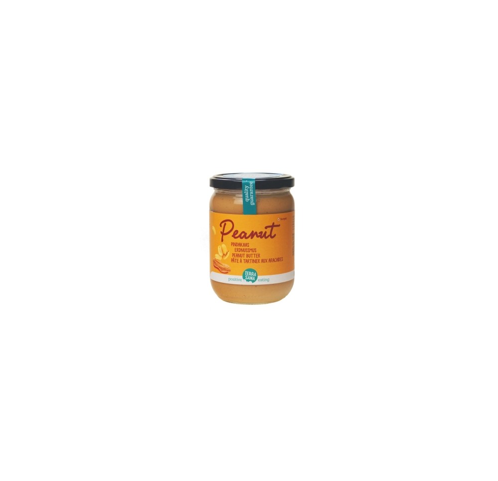 TERRASANA Pâte tartiner arachides bio verre 500 g TERRASANA Pâte tartiner arachides bio verre 500 g