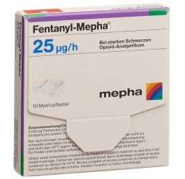 FENTANYL Mepha patch mat 25 mcg/h 10 pce