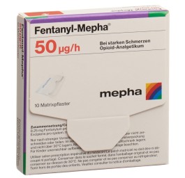 FENTANYL Mepha patch mat 50 mcg/h 10 pce