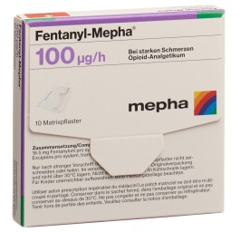 FENTANYL Mepha patch mat 100 mcg/h 10 pce