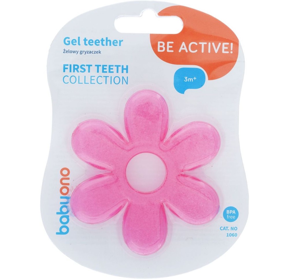 BABYONO anneau réfrigérant avec gel Fleur