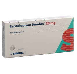 ESCITALOPRAM Sandoz cpr pell 20 mg 14 pce