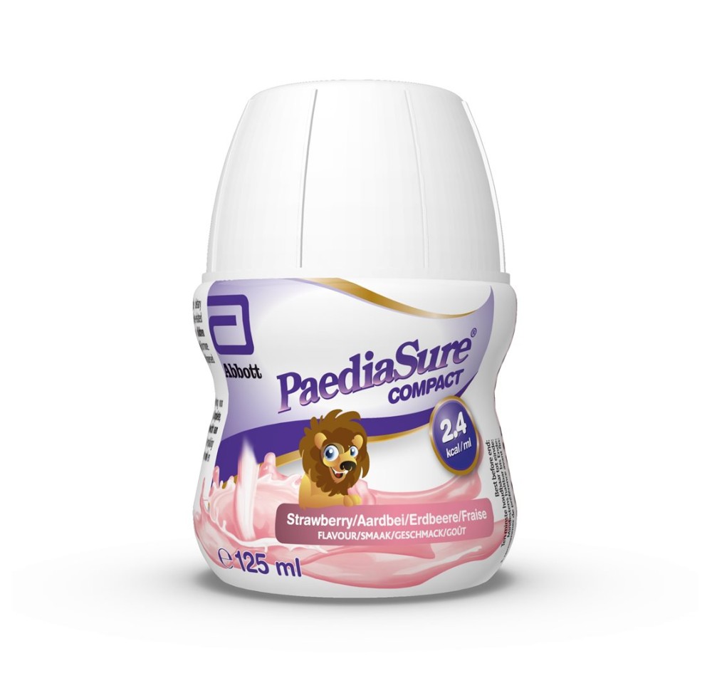 PAEDIASURE COMPACT fraise 4 x 125 ml