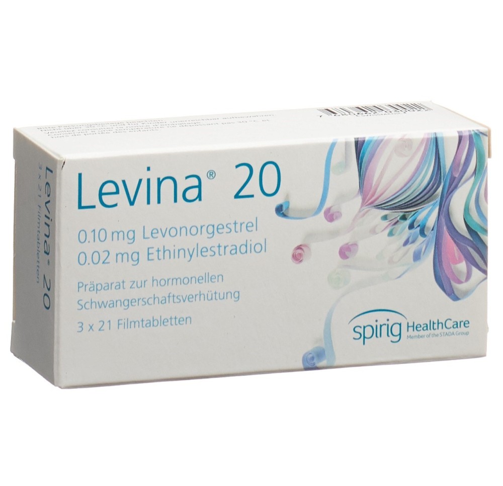 LEVINA 20 cpr pell 3 x 21 pce LEVINA 20 cpr pell 3 x 21 pce