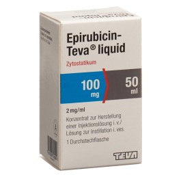 EPIRUBICIN Teva liquid 100 mg/50ml flac