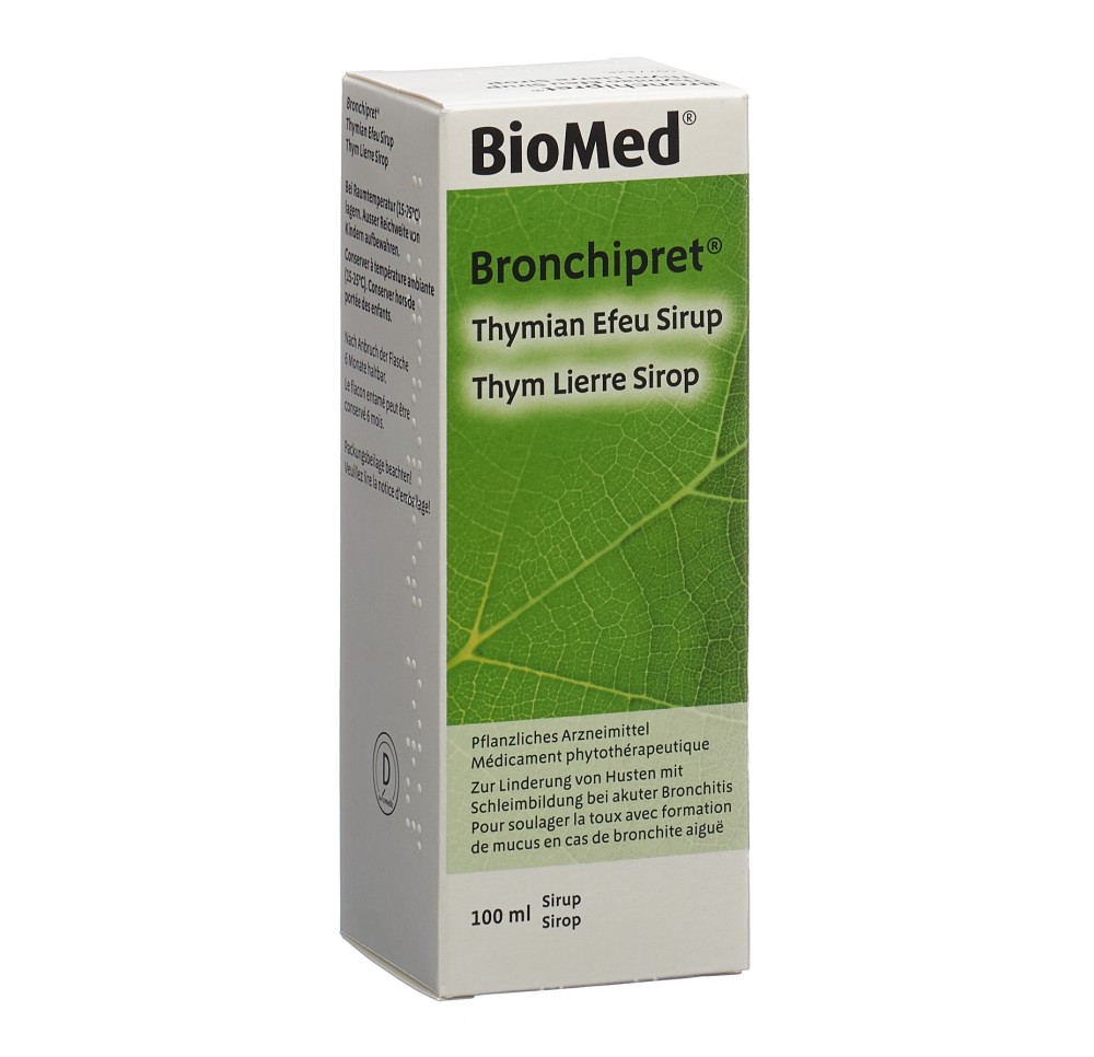 BRONCHIPRET Thym Lierre sirop fl 100 ml