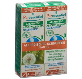 PURESSENTIEL spray nasal décong respi 2 x 15 ml