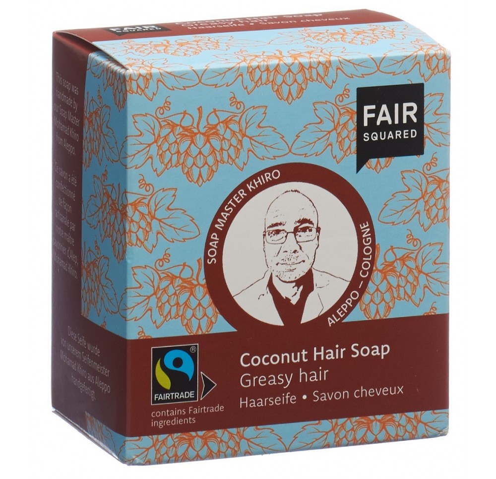 FAIR SQUARED Hair Soap Coco Greasy Hair 2 x 80 g