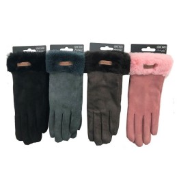 ANTONIO Finger Damenhandschuhe Velou Ted 1 paire