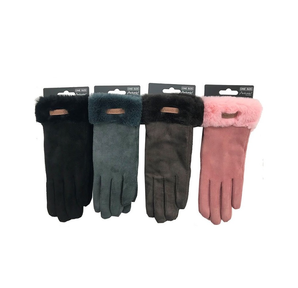 ANTONIO Finger Damenhandschuhe Velou Ted 1 paire