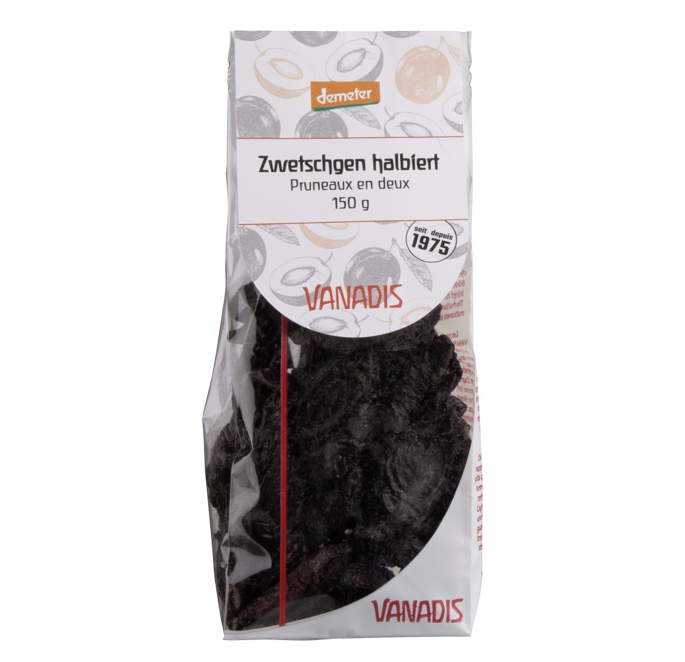 VANADIS pruneaux en deux sach 150 g VANADIS pruneaux en deux sach 150 g