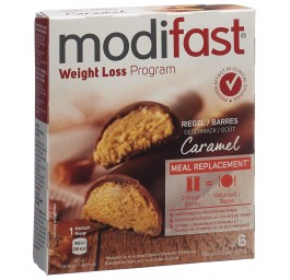 MODIFAST Programm barres caramel 6 x 31 g