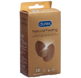 DUREX natural feeling préservatif big pack 16 pce