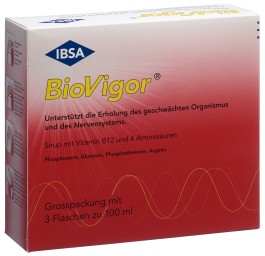 BIOVIGOR sirop 3 fl 100 ml