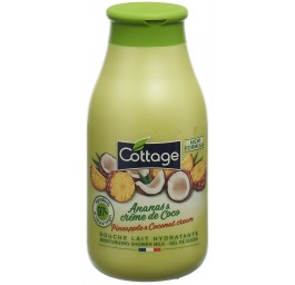 COTTAGE Douche Lait Coco Ananas fl 250 ml