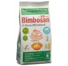 BIMBOSAN Bio bouillie lait 3 céréales sach 280 g