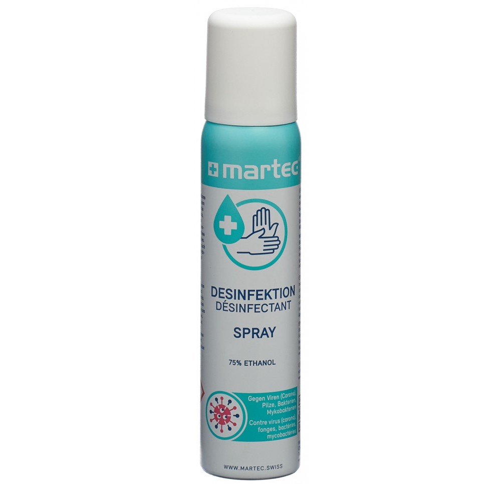 MARTEC Désinfectant spray pour mains aéros 100 ml