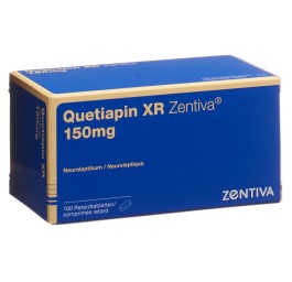 QUETIAPIN XR Zentiva cpr ret 150 mg 100 pce