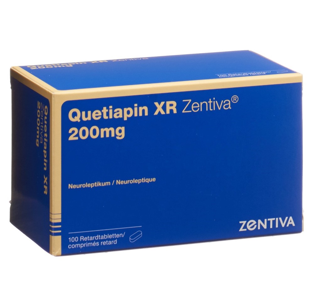 QUETIAPIN XR Zentiva cpr ret 200 mg 100 pce QUETIAPIN XR Zentiva cpr ret 200 mg 100 pce
