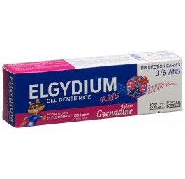 ELGYDIUM Kids fruits rouges 3-6 a dentifrice 50 ml