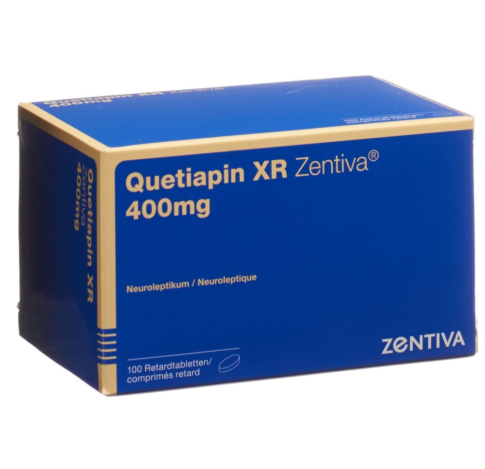 QUETIAPIN XR Zentiva cpr ret 400 mg 100 pce QUETIAPIN XR Zentiva cpr ret 400 mg 100 pce