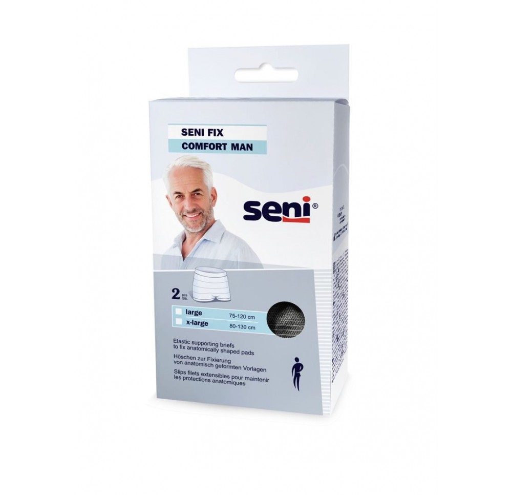 SENI Fix Comfort Man L black 2 pce