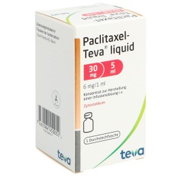 PACLITAXEL Teva liquid 30 mg/5ml flac