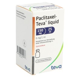 PACLITAXEL Teva liquid 150 mg/25ml flac