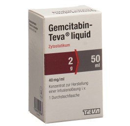 GEMCITABIN Teva liquid 2 g/50ml flac